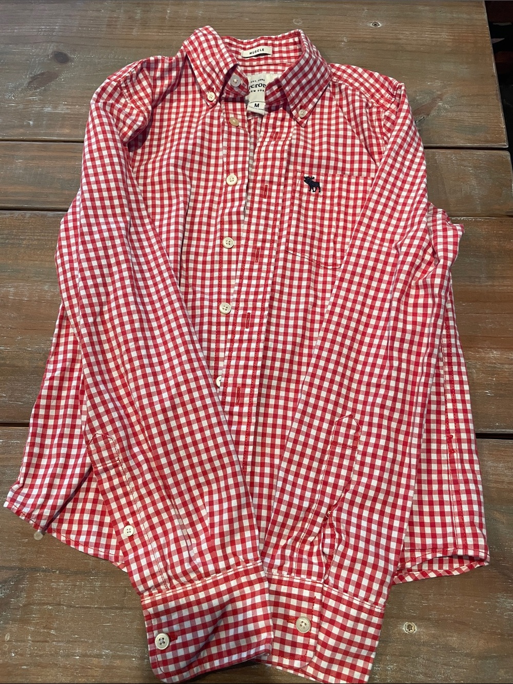 Boys Abercrombie dress shirts, size medium